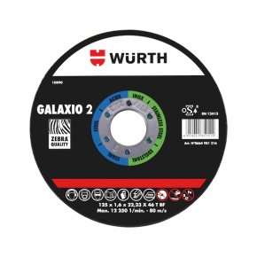 Disque à tronçonner métal 125 mm - WURTH